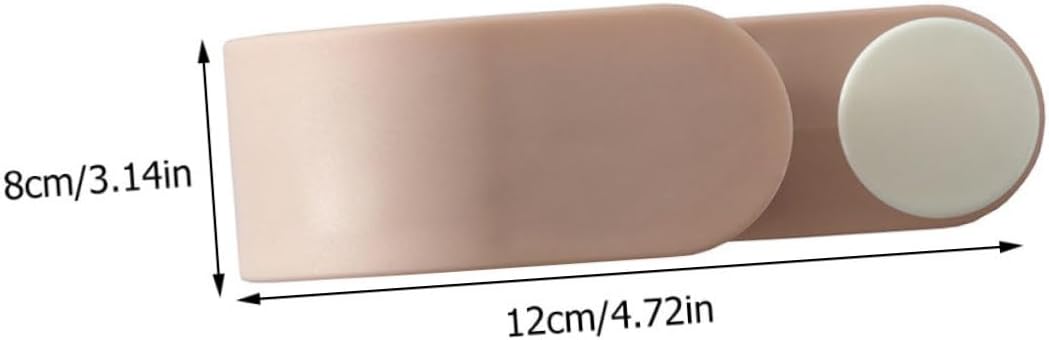 Ciieeo Crochet Pour Balai Multifonctionnel Sans Perçage En Plastique Vert, Support Mural 2pcs Pour Salle De Bain Et Porche Design à Pois Simple Et Créatif