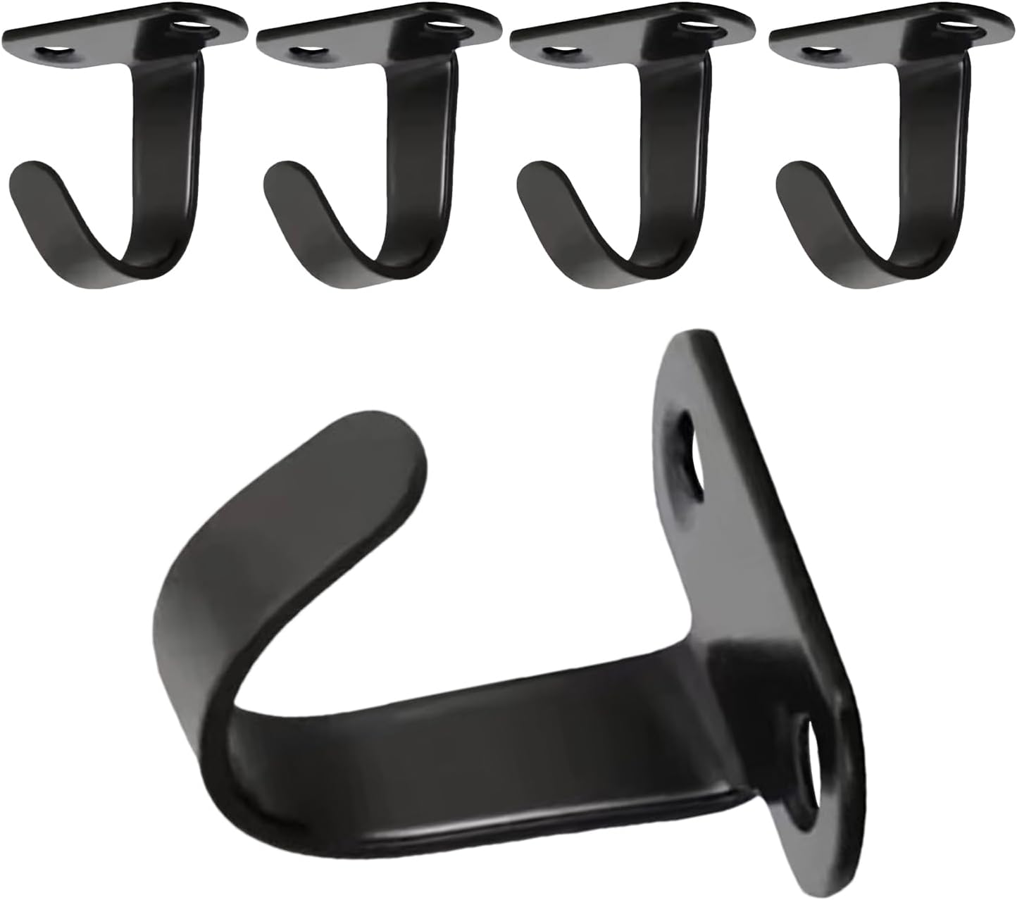 GENERIC Pendentifs Sous L'étagère - Organisateur Solide Et Durable 5 Pièces Sans Perçage - Pendentifs De Tasse Sous étagère Et Crochets à Serviette, Pour Sac à Dos Clés, Parapluie, Outils Accessoires Cuisine