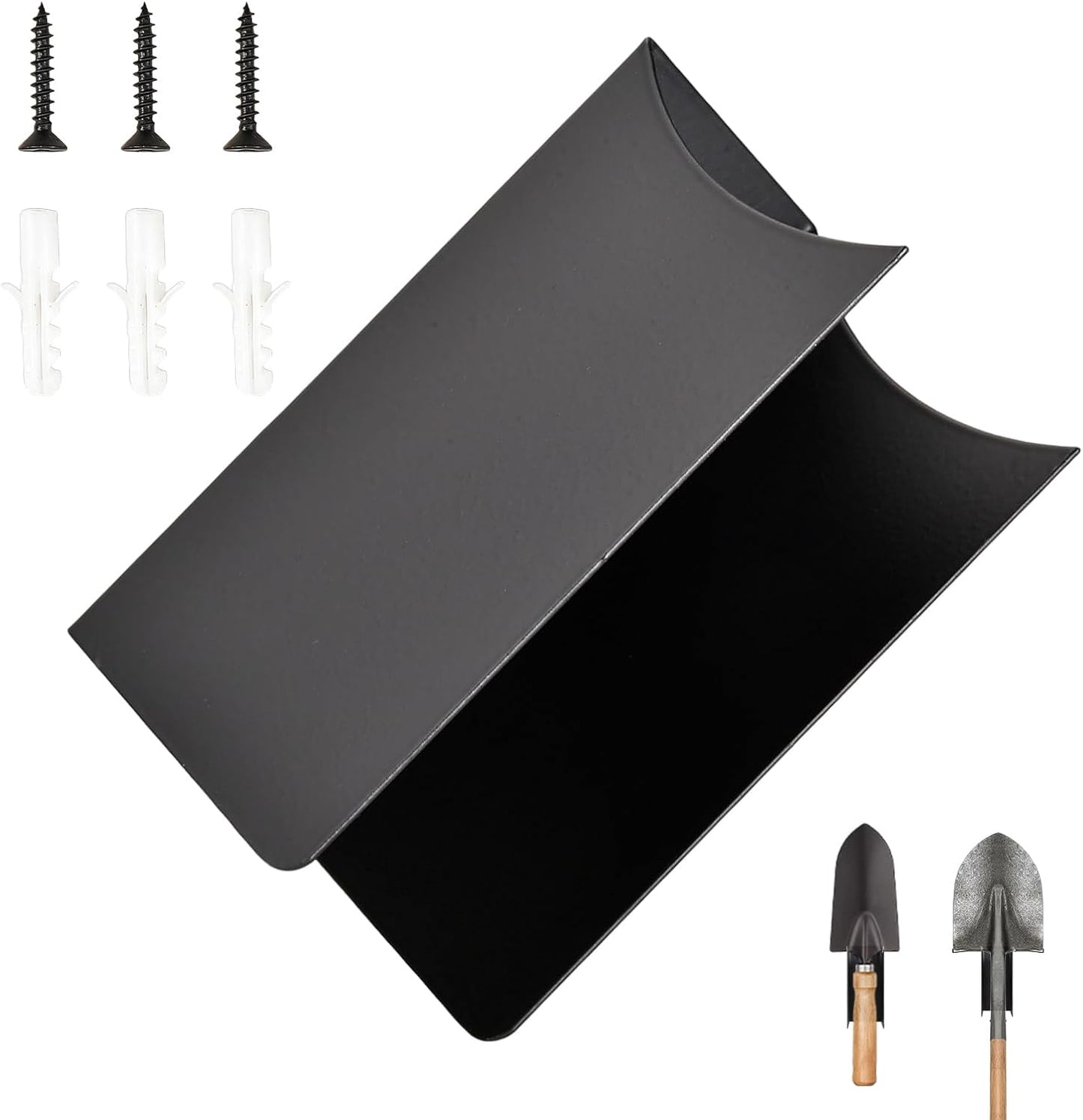 Générique Support Mural Pour Balai - Rangement D'outils De Jardin - Porte-balai à Franges En Acier | Pour Maison, Cuisine, Buanderie, Appartement, Cave, Jardin