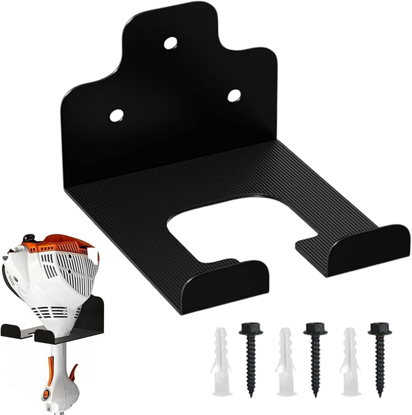 GENERIC Cintre Pour Débroussailleuse, Organiseur Mural En Acier – Cintre Pour Outils électriques Pour Pelouse, Jardin, Intérieur, Extérieur, Jardin, Ferme, Sous-sol, Pelle, Râteau, Balai, Vadrouille