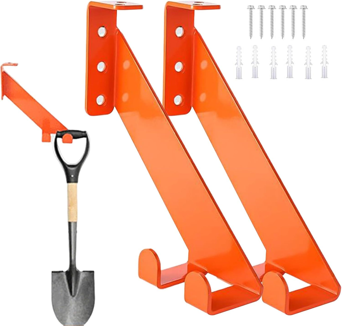 Générique Porte-Scie Murale En Acier Inoxydable,Support Pour Tronçonneuse De Garage | Rack 82 Kg Capacité Pour Atelier Jardin Remise Maison