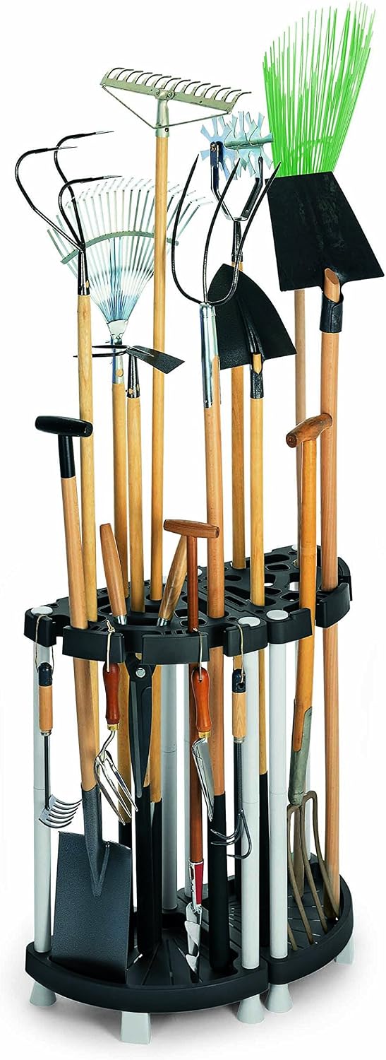 Terry - Double Tool Rack, Râtelier Porte-Outils Multi-Usage, 73x37,5x77,5 Cm