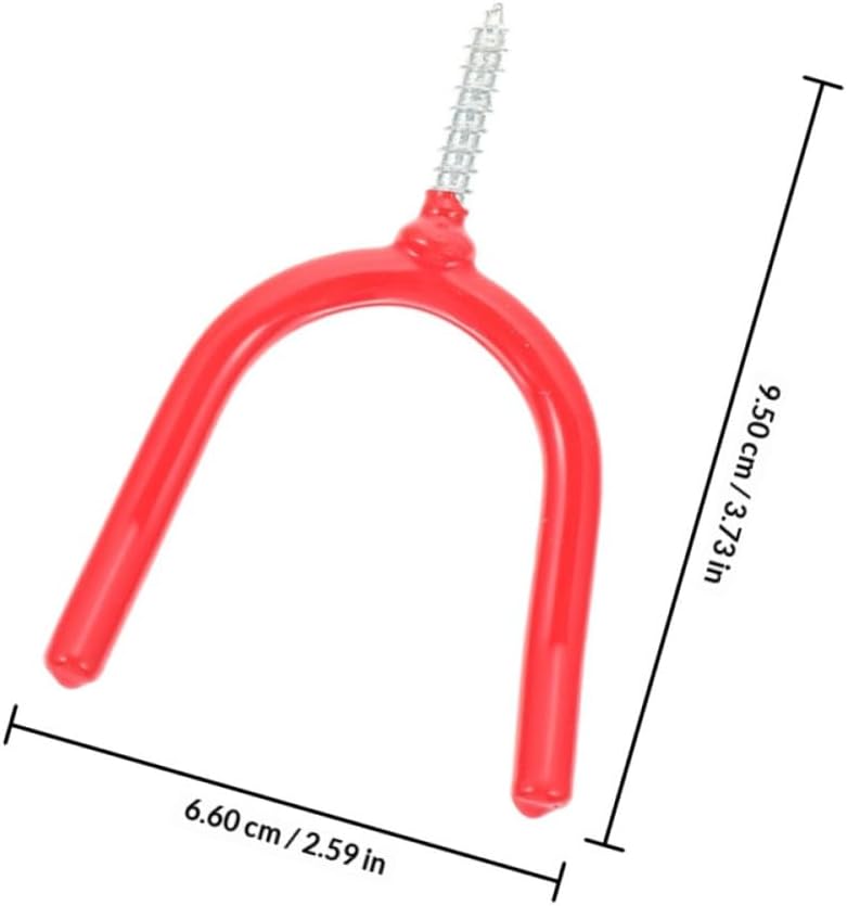  Angoily Crochets à Visser Et Organisation D'établi Lot De 6 Pour Garage En Métal Galvanisé, Design En Y Double, Robustes Pour Rangement D'outils