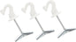  Cabilock Crochets De Plafond Pliables Pour Suspendre Lanternes Et Décorations Lot De 3 En Alliage De Zinc Blanc Supporte Objets Lourds Pour Entrepôt Et Boutique