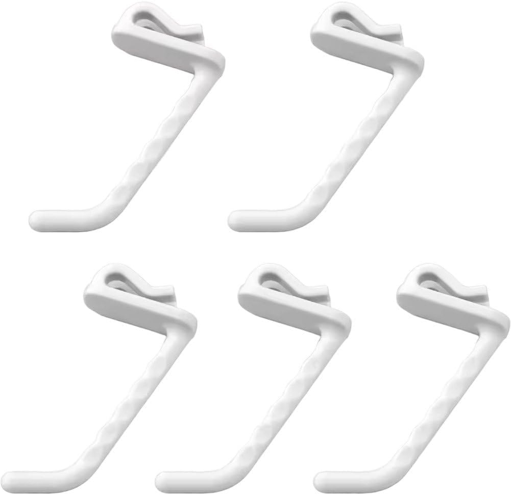  Lot De 50 Crochets Pour Panneaux Grillagés, Idéaux Pour L'organisation, Présentation Le Rangement Dans Les Commerces, Les Maisons Les Espaces De Travail.