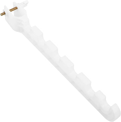  Artibetter Accessoire Aile Pliable Pour Portant à Vêtements En Plastique Blanc, Installation Sans Perçage, Gain De Place Pour Organisation Du Linge En Extérieur Ou Voyage