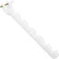  Artibetter Accessoire Aile Pliable Pour Portant à Vêtements En Plastique Blanc, Installation Sans Perçage, Gain De Place Pour Organisation Du Linge En Extérieur Ou Voyage