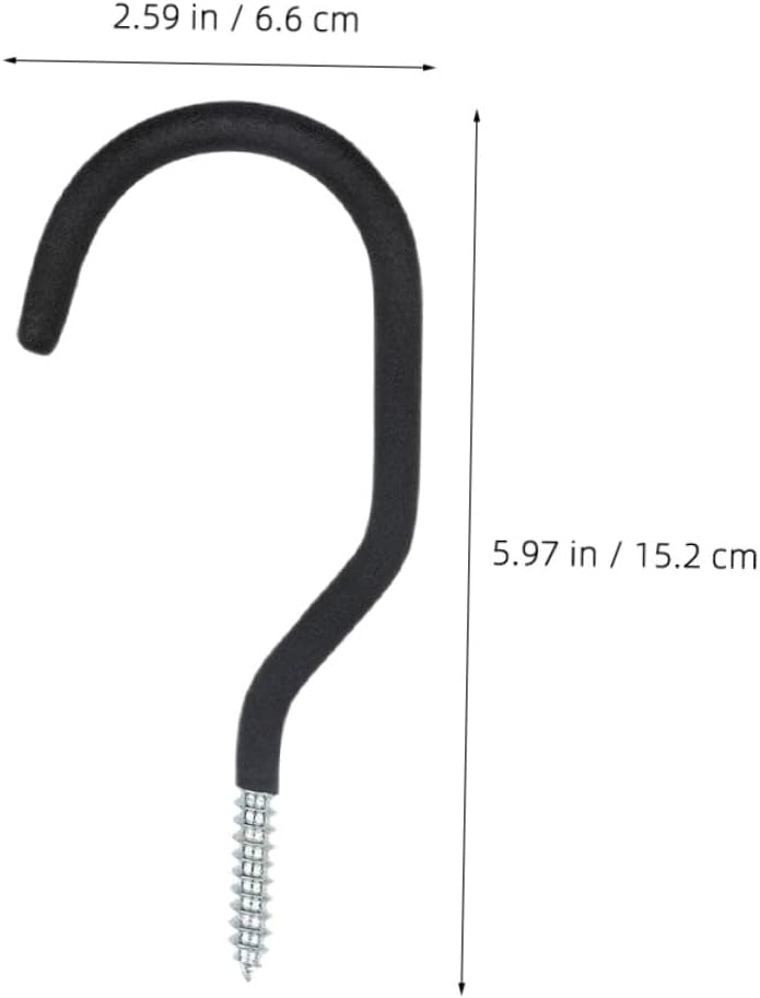 Gatuida 6 Pièces Crochets Suspendus Pour Accroches De Garage Acier Galvanisé Support Robuste Avec Tubes Et Sangles Suspension Sécurisée Pour Rangement Des Vélos