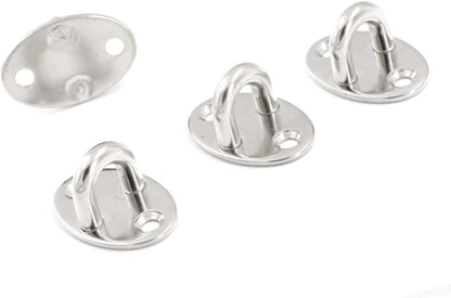  OUNONA Lot De 10 Crochets Multifonctions En Acier Inoxydable Épaissi, Petite Taille, Anneau De Traction Robuste Pour Fixation Murale, Adaptés Au Bureau, Dortoir Et Usage Quotidien