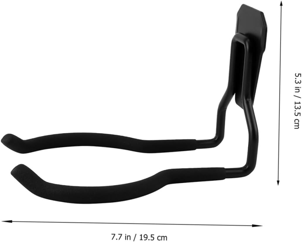  Toyvian Crochet Mural Utilitaire Lourd Pour Garage Support Résistant Pour Outils Électriques Rangement Suspendu Pour Vélos Jardin Et Atelier Kit Installation Inclus