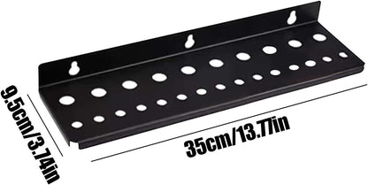 GENERIC Support Mural Pour Tournevis, Pince - Étagère Utilitaire à 25 Trous - Petit Support D'outils à Main Pour Garage Et établi