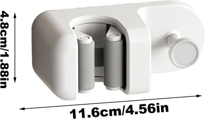 Générique Porte-Balai Mural, Support Adhésif Pour Outils, Porte-Balai Adhésif, Pour Serviette Pelle Brosse Balle De Bain Buanderie Garage Jardin Hôtel