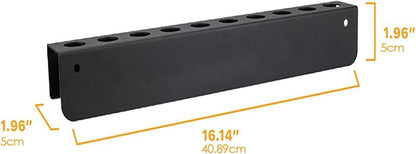 GENERIC Support De Rangement Pour Outils – Support De Brosse Rectangulaire Pour Voiture, Garage, Van | Design Mural Avec Fentes, Solution De Rangement Pour économiser De L'espace Pour L'entretien Automobile