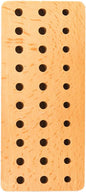 GENERIC Porte-outils En Cuir – Organiseur Portable En Bois 30 Trous, Fabriqué à La Main En Bois Massif Avec Différentes Tailles De Trous Pour L'artisanat Du Cuir, Le Travail Du Bois Et Les Outils De Sculpture
