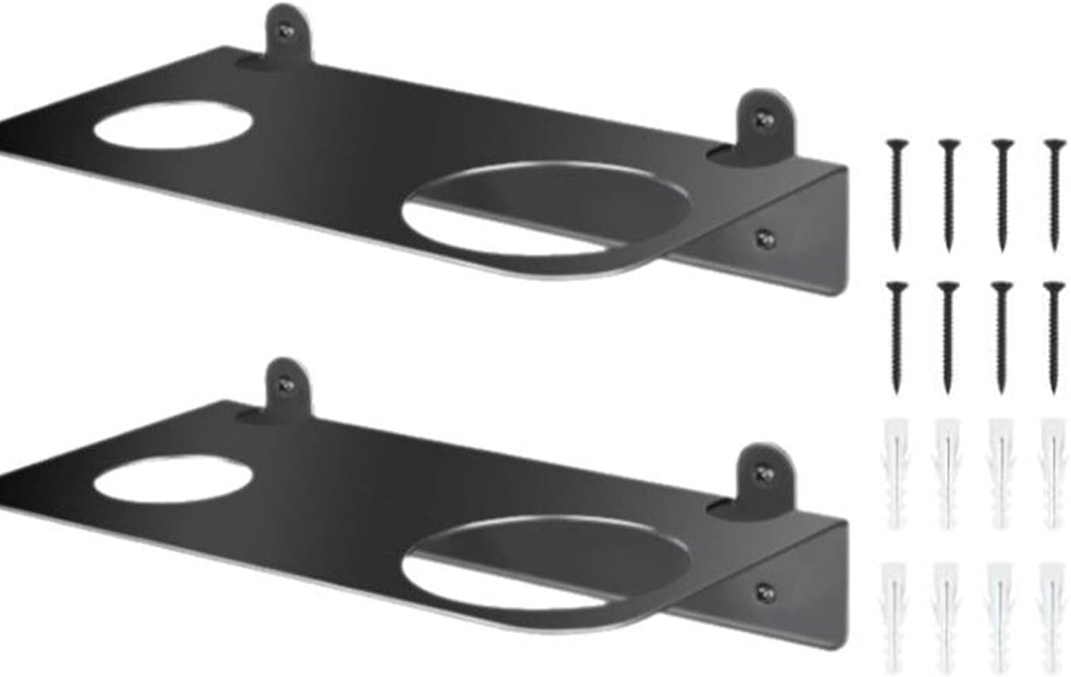  Générique Rangement Pour Entonnoirs à Huile | 2 Pièces Support De Montage | Support Fixation Murale Pour Camping Abri Atelier Maison Bureau