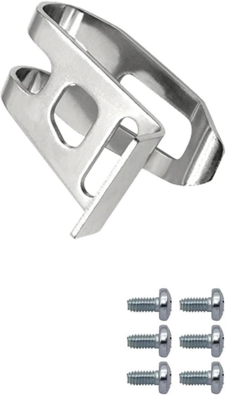  Lot De 10 Clips De Ceinture En Acier Inoxydable Avec Vis Pour Accrocher Des Outils électriques Dans Les Ateliers Ou Les Garages