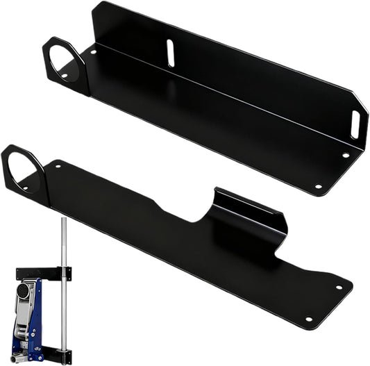  Genérico Support Pour Cric Hydraulique, Organisateur Pour Outils En Métal Lourd Et Sûr, étagère Murale Pour Supports De Cric - Pour Atelier Et Garage Avec Sols En Ciment