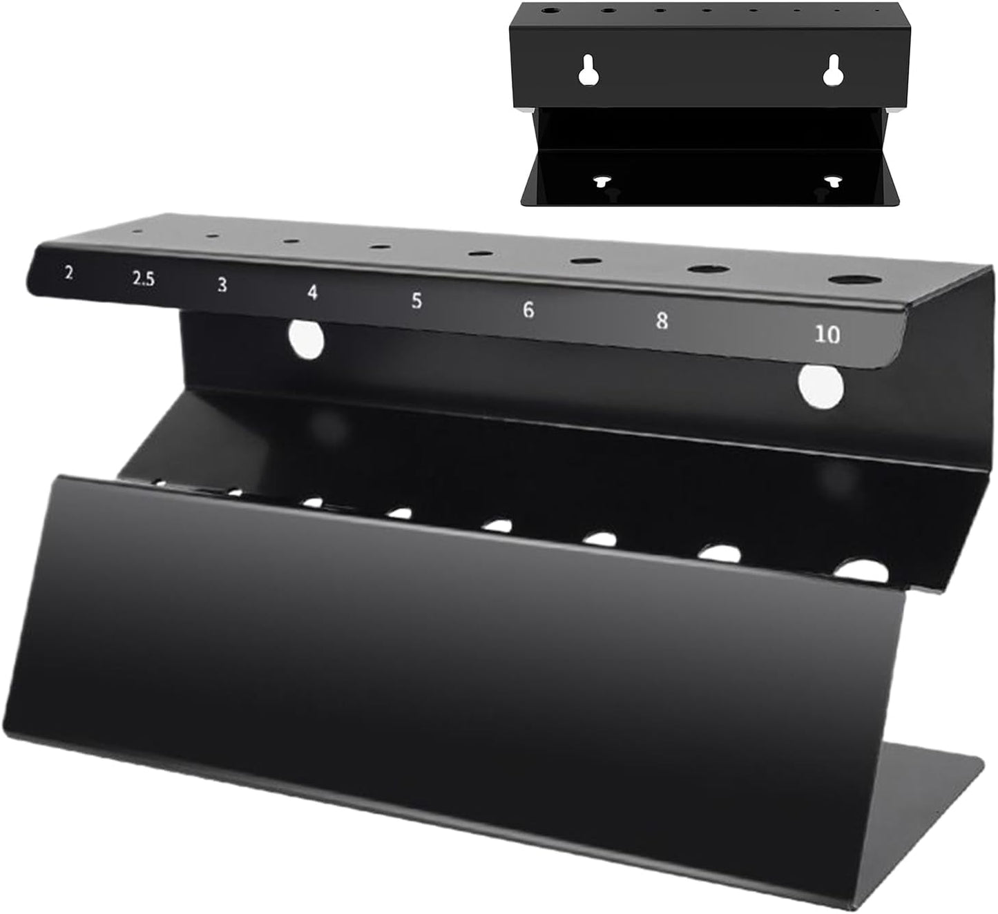 GENERIC Support De Rangement Pour Clés – Support Hexagonal Pour Garage | Organiseur D'outils Robuste Avec Cadre Peu Encombrant Et Fonctionnalités Multi-fentes Pour Atelier, Réparation, Atelier, Salon, Projets