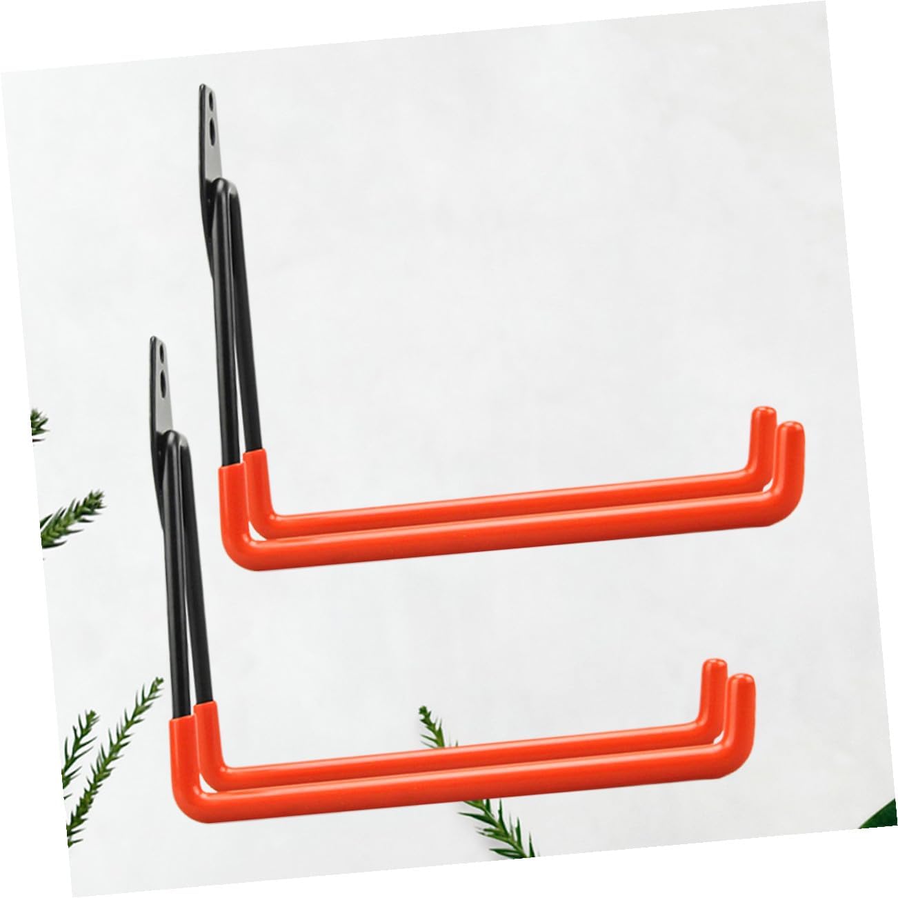  Angoily 2 Pcs Crochets De Rangement D'entrepôt En Fer Pour Outils Et Grands Objets Fixation Murale Facile Pour Garage, Jardin Ou Balcon