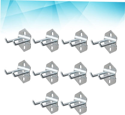  OUNONA 10 Pièces Crochets De Rangement Multi Fonctions Acier Pour Organisation Murale Des Outils Accessoires