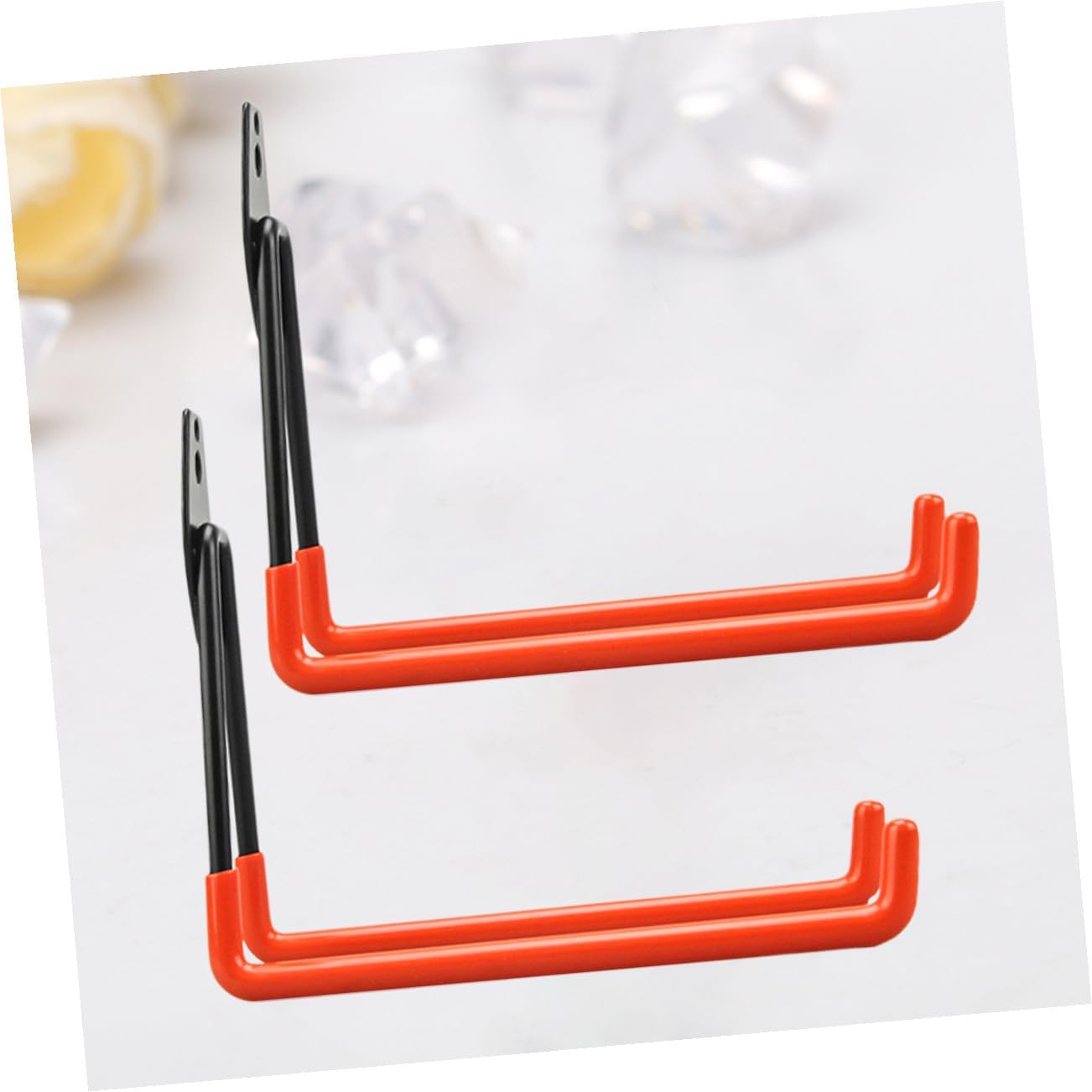  Angoily 2 Pcs Crochets De Rangement D'entrepôt En Fer Pour Outils Et Grands Objets Fixation Murale Facile Pour Garage, Jardin Ou Balcon