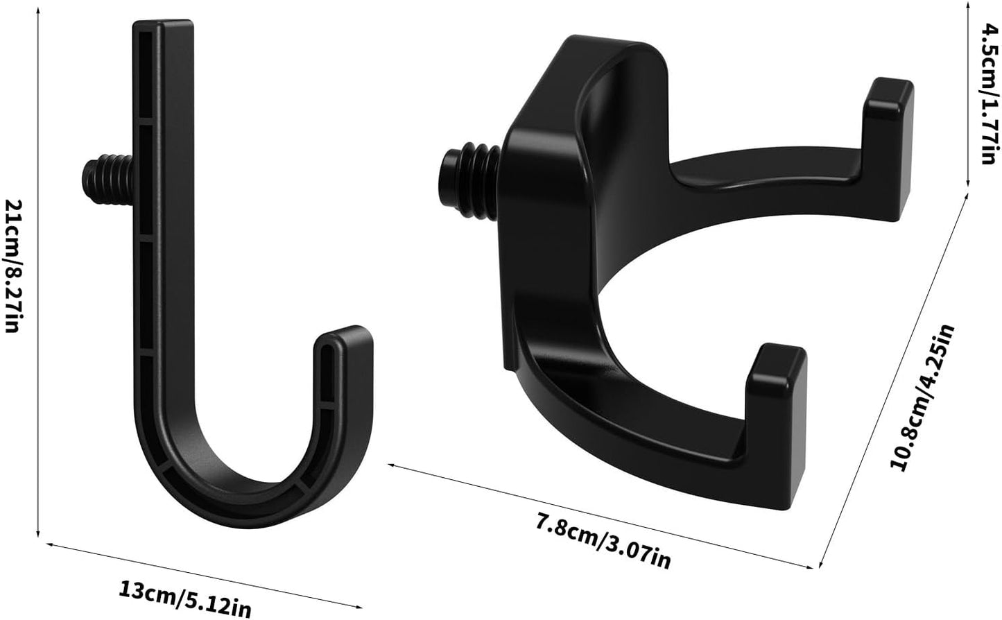  Un Lot De 6 Pièces De Fixation Robustes En Polystyrène, Adaptées Pour Les Abris De Rangement, Parfait Pour Accrocher Des Outils, Des Escaliers Et Des équipements Lourds, Des Fixations D'abri