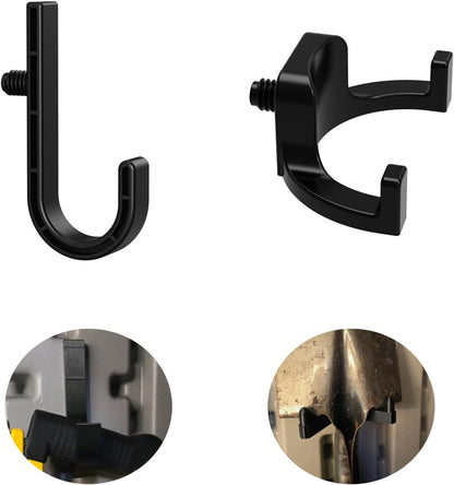  Un Lot De 6 Pièces De Fixation Robustes En Polystyrène, Adaptées Pour Les Abris De Rangement, Parfait Pour Accrocher Des Outils, Des Escaliers Et Des équipements Lourds, Des Fixations D'abri