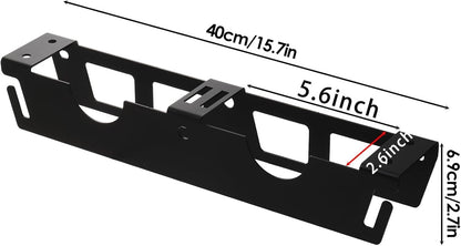 GENERIC Support Mural Pour Meuleuse D'angle - Tournevis - Outils électriques - Organiseur à 2 Emplacements Pour Atelier, établi Latéral, Panneau Perforé, Garage