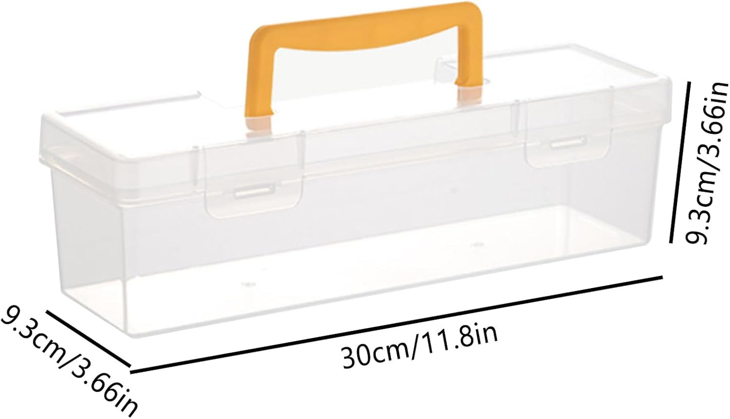  Boîte De Rangement D'outils, Organisateur De Stockage De Quincaillerie, Coffret De Rangement Transparent Avec Compartiments Pour Écrous Boulons Électronique Borne Marqueur Cliquet Pince Clé Et
