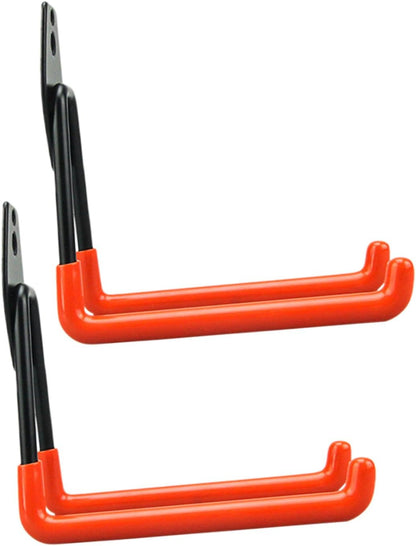  Angoily 2 Pcs Crochets De Rangement D'entrepôt En Fer Pour Outils Et Grands Objets Fixation Murale Facile Pour Garage, Jardin Ou Balcon