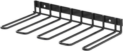  Générique Cordless Drill Holder, Black Iron Wall Mount, Power Tool Organizer, Heavy Duty Battery Tool Rack, Thickened Construction, Space Saving Design, Garage, Workshop, Shed