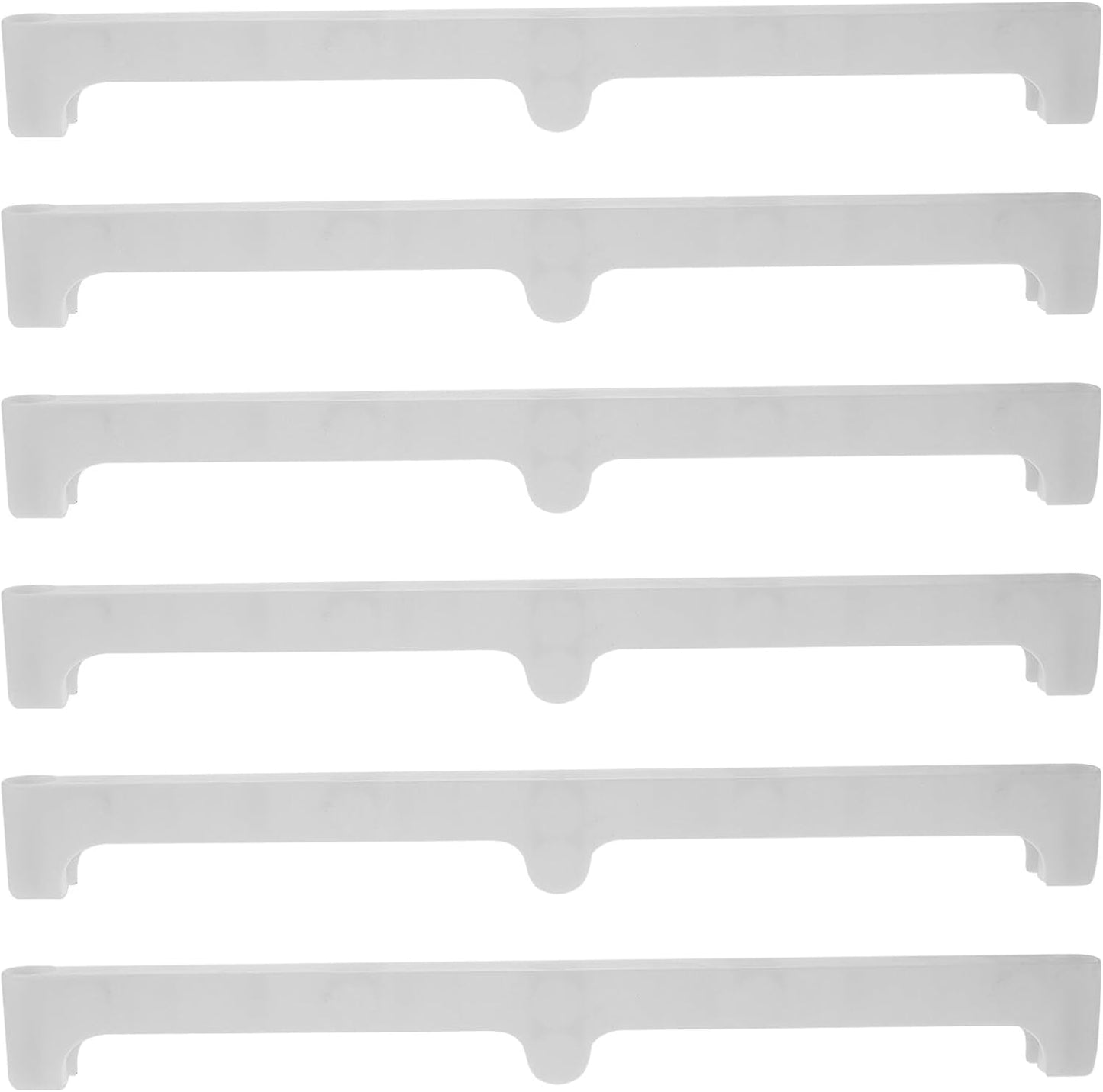  Ciieeo Support De Séchoir à Linge Plastique 44 CM Trou 19 CM Lot De 6 Pièces Détachées Pour Étendoir Suspendu Accessoires Résistants à La Chaleur Optimisation Espace Pour Chambre Et