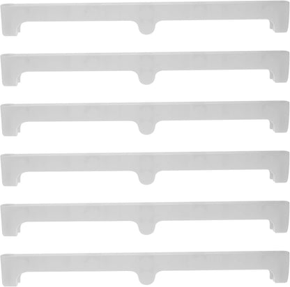  Ciieeo Support De Séchoir à Linge Plastique 44 CM Trou 19 CM Lot De 6 Pièces Détachées Pour Étendoir Suspendu Accessoires Résistants à La Chaleur Optimisation Espace Pour Chambre Et