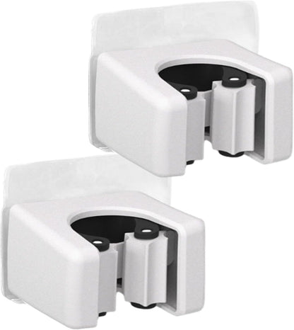 GENERIC Support Mural Pour Balai – 2 Pièces Très Résistant Pour économiser De L'espace – Support De Rangement Pour Balais, Balai, Balai, Aspirateur, Gadgets Pour Maison, Bureau, Dortoir, Camping-car, Cuisine