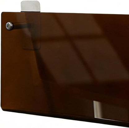  Générique Porte-Vinyles Mural | Étagère En Acrylique Transparent Multifonctionnelle,Support Pour Albums Étagère Sans Perçage - Pour Collectionneurs Amateurs De Musique Salon Chambre Home Cinéma
