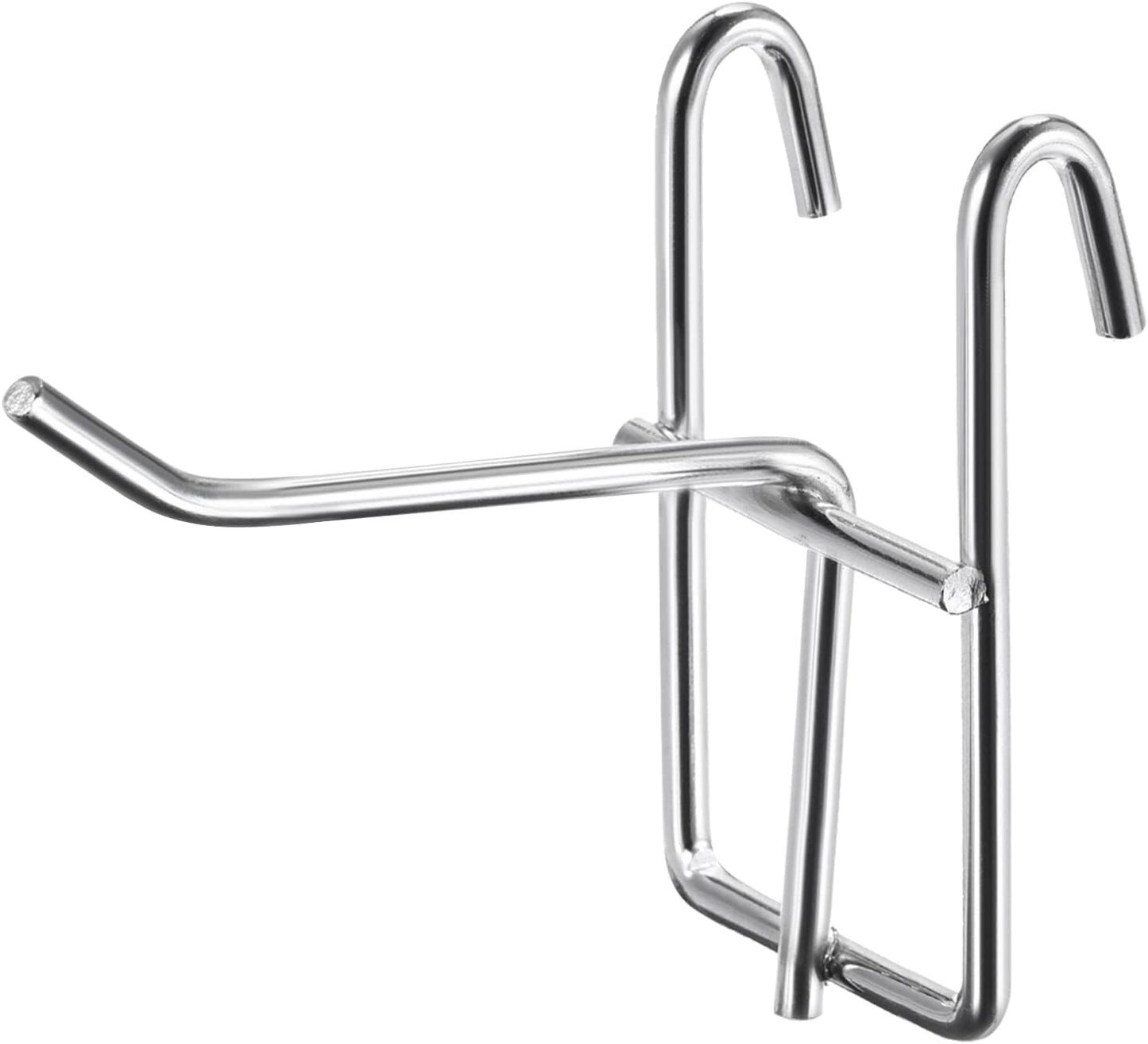  MECCANIXITY Lot De 4 Crochets Muraux En Grille Pour Rangement De Garage Argenté 6,1 Cm