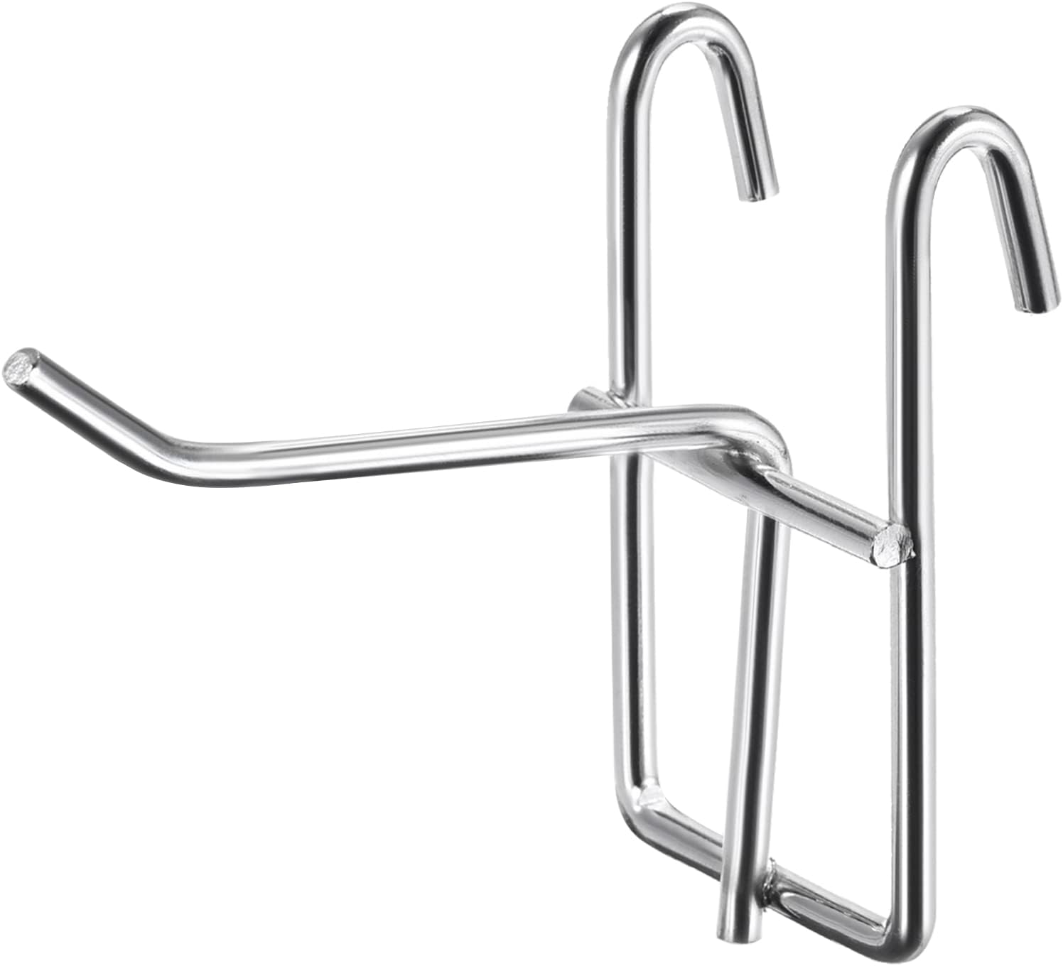  MECCANIXITY Lot De 4 Crochets Muraux En Grille Pour Rangement De Garage Argenté 6,1 Cm