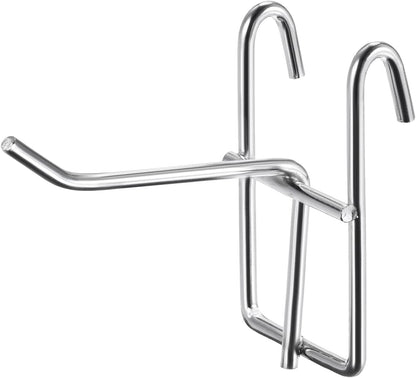  MECCANIXITY Lot De 4 Crochets Muraux En Grille Pour Rangement De Garage Argenté 6,1 Cm