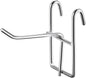  MECCANIXITY Lot De 4 Crochets Muraux En Grille Pour Rangement De Garage Argenté 6,1 Cm