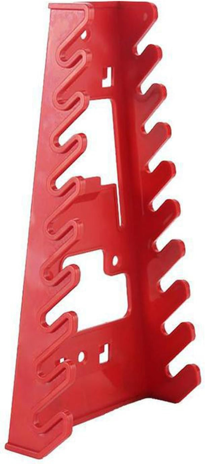  Wrench Organizer, Heavy Duty Wrench Rack Pegboard, 8.66x4.72 Inches Space Saving Screwdriver Tool Storage Stand For Workshop, Garage, Repair Shop, And Living Room