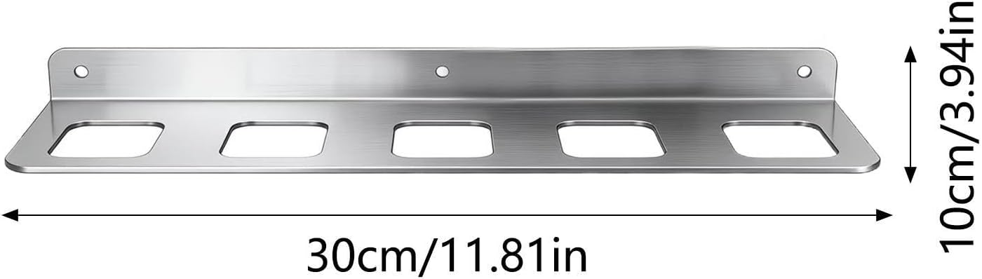 GENERIC Étagère De Rangement Pour Outils – Porte-outils Mural 5 Emplacements – Rangement Utilitaire Pour Marteau – Pour Clé Tournevis, Abri De Jardin, Atelier, Usine à Domicile