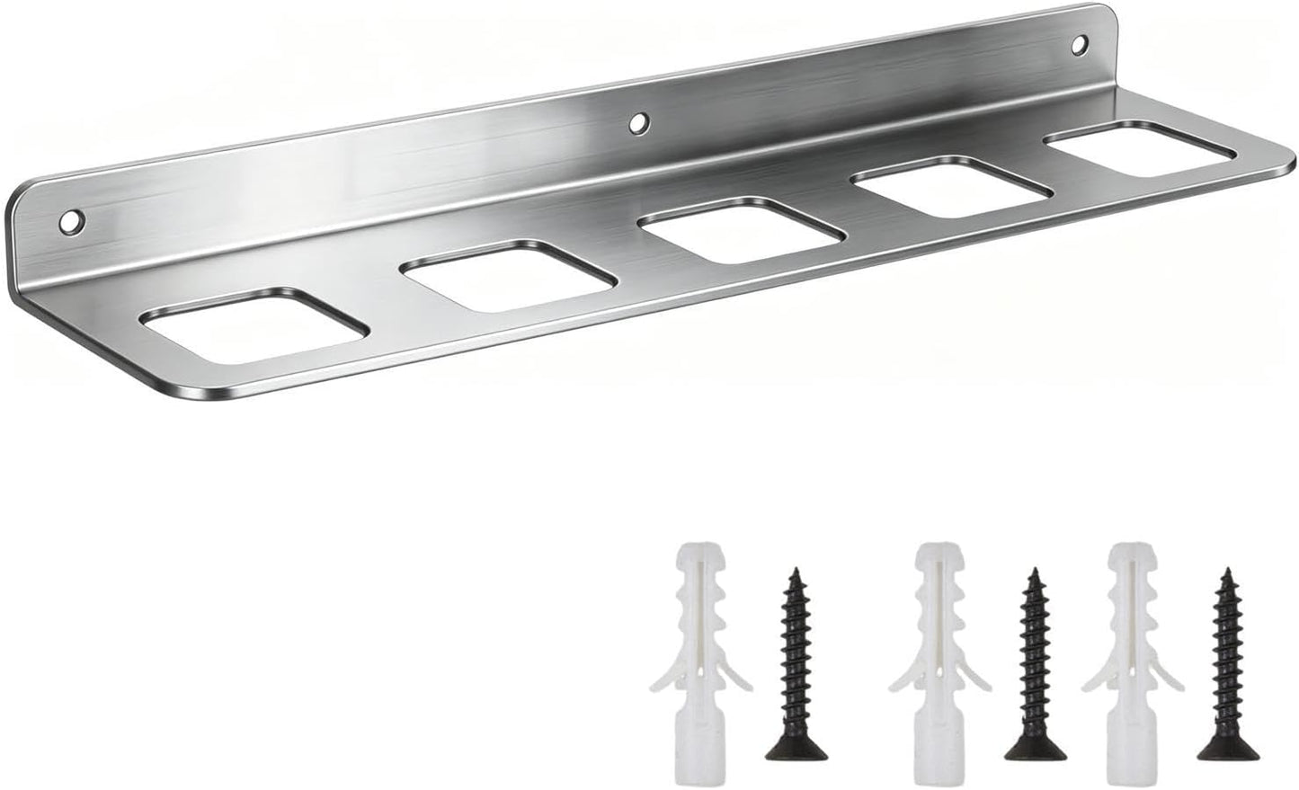  Générique Organisateur Mural Pour Outils,Support Mural De Garage à Cinq Compartiments Utilitaires - Organiseur De Rangement à Clés | Pour Abri, Atelier, Usine, Maison, Pinces, Tournevis Et Clés