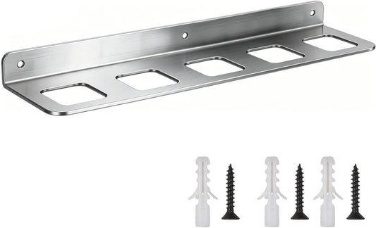  Générique Organisateur Mural Pour Outils,Support Mural De Garage à Cinq Compartiments Utilitaires - Organiseur De Rangement à Clés | Pour Abri, Atelier, Usine, Maison, Pinces, Tournevis Et Clés