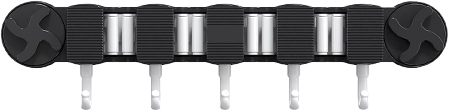 Générique Support Murale Pour Balai, Range-Balai Avec Ventouse Pour Cuisine, Organisateur Gain De Place Pour Outils De Ménage Et Jardin Maison Appartement