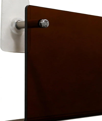  Générique Porte-Vinyles Mural | Étagère En Acrylique Transparent Multifonctionnelle,Support Pour Albums Étagère Sans Perçage - Pour Collectionneurs Amateurs De Musique Salon Chambre Home Cinéma