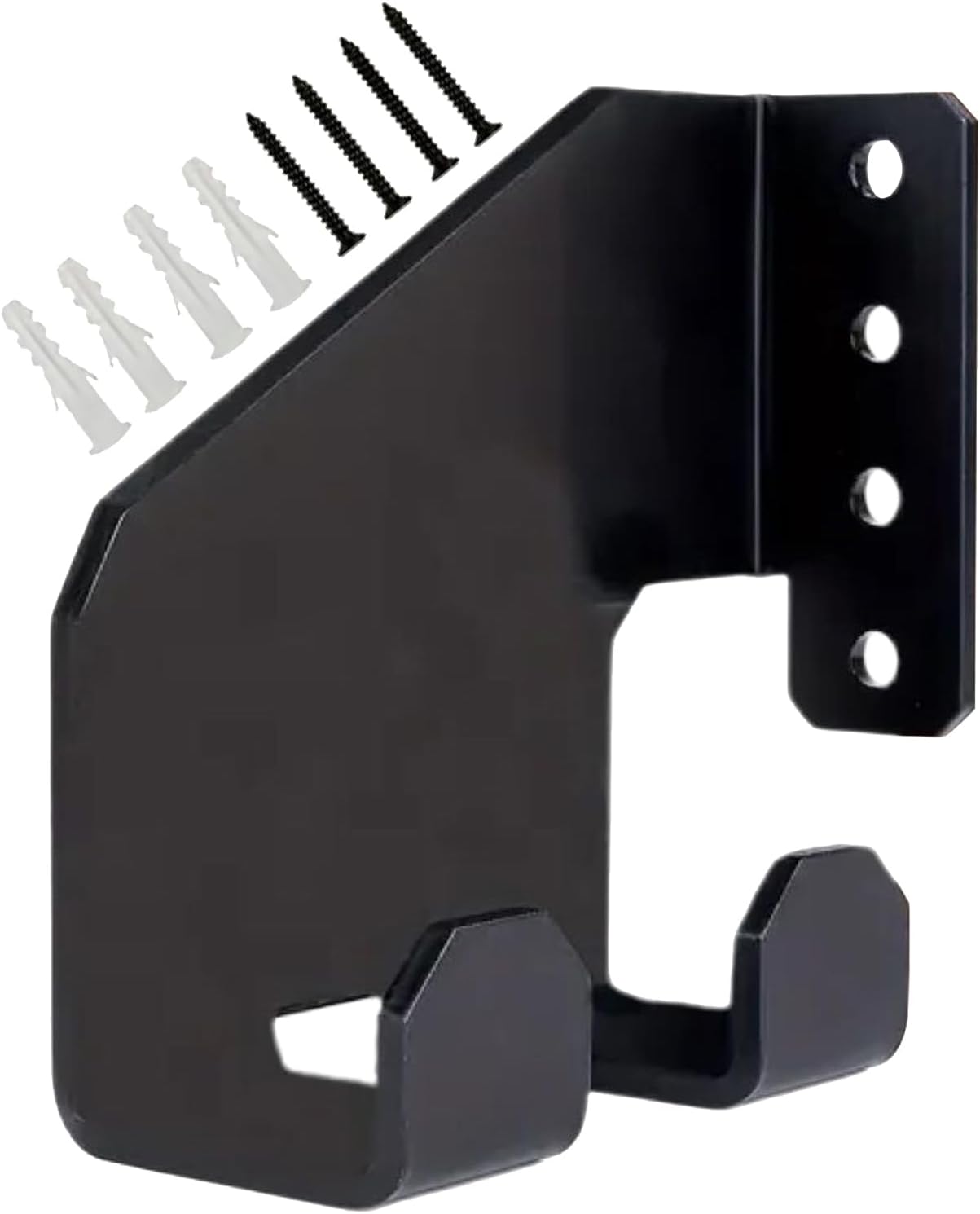  Générique Chainsaw Mount Holder, Heavy Duty Carbon Steel Garden Tool Organizer, Multi Functional Chainsaw Storage Shelf, Space Saving Wall Rack For Workshop, Garage, Outdoor, And More