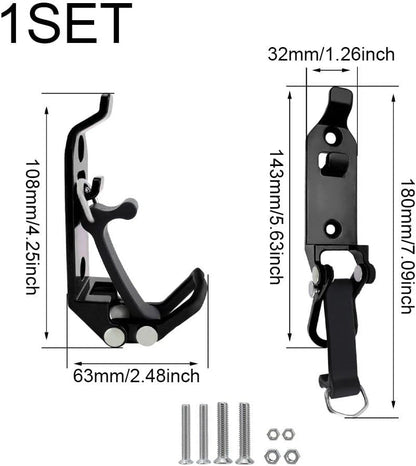  2 Supports De Pelle Pour Galerie De Toit, Kit De Fixation Murale Robuste En Métal Caoutchouc, Support De À Dégagement Rapide, Supports Muraux Pour Camion Bateau