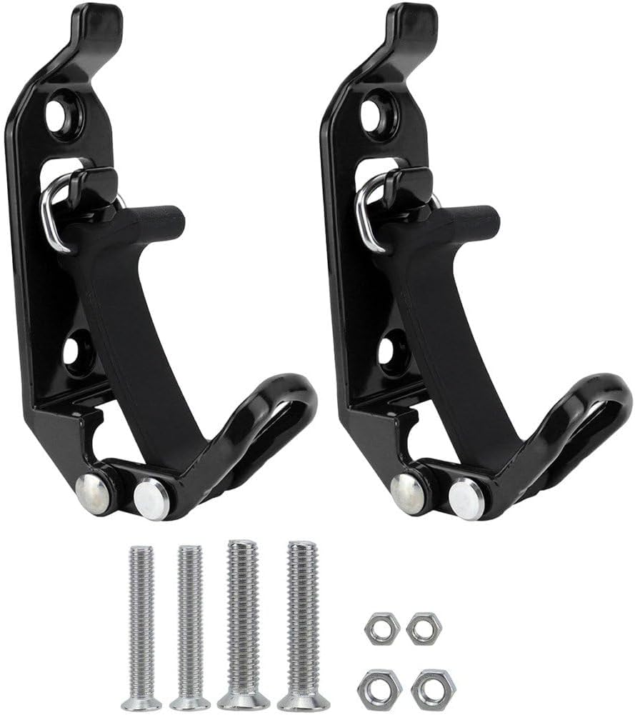  2 Supports De Pelle Pour Galerie De Toit, Kit De Fixation Murale Robuste En Métal Caoutchouc, Support De À Dégagement Rapide, Supports Muraux Pour Camion Bateau