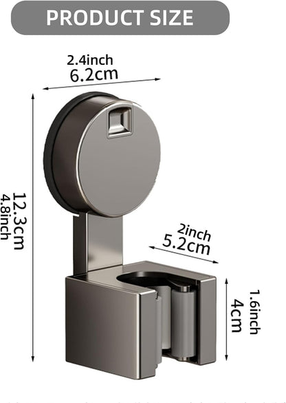  Porte-serpillère Portable à Fixation Murale Avec Ventouse Puissante Sans Endommager La Décoration Murale, Accessoire De Maison, Rangement D'outils De Nettoyage