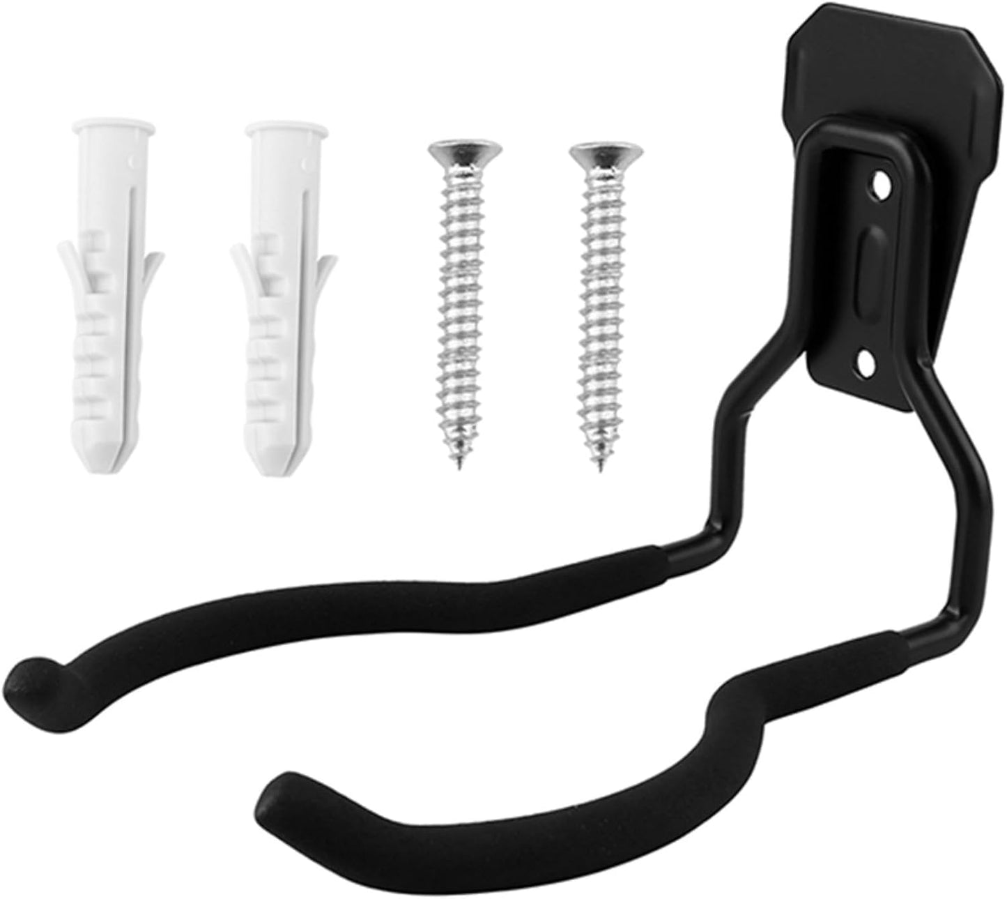  Toyvian Crochet Mural Utilitaire Lourd Pour Garage Support Résistant Pour Outils Électriques Rangement Suspendu Pour Vélos Jardin Et Atelier Kit Installation Inclus